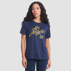 Los Angeles Rams Women's 2025 Rivalries Collection Sideline Velocity Dri-FIT T-Shirt - Midnight Blue | Nike discount