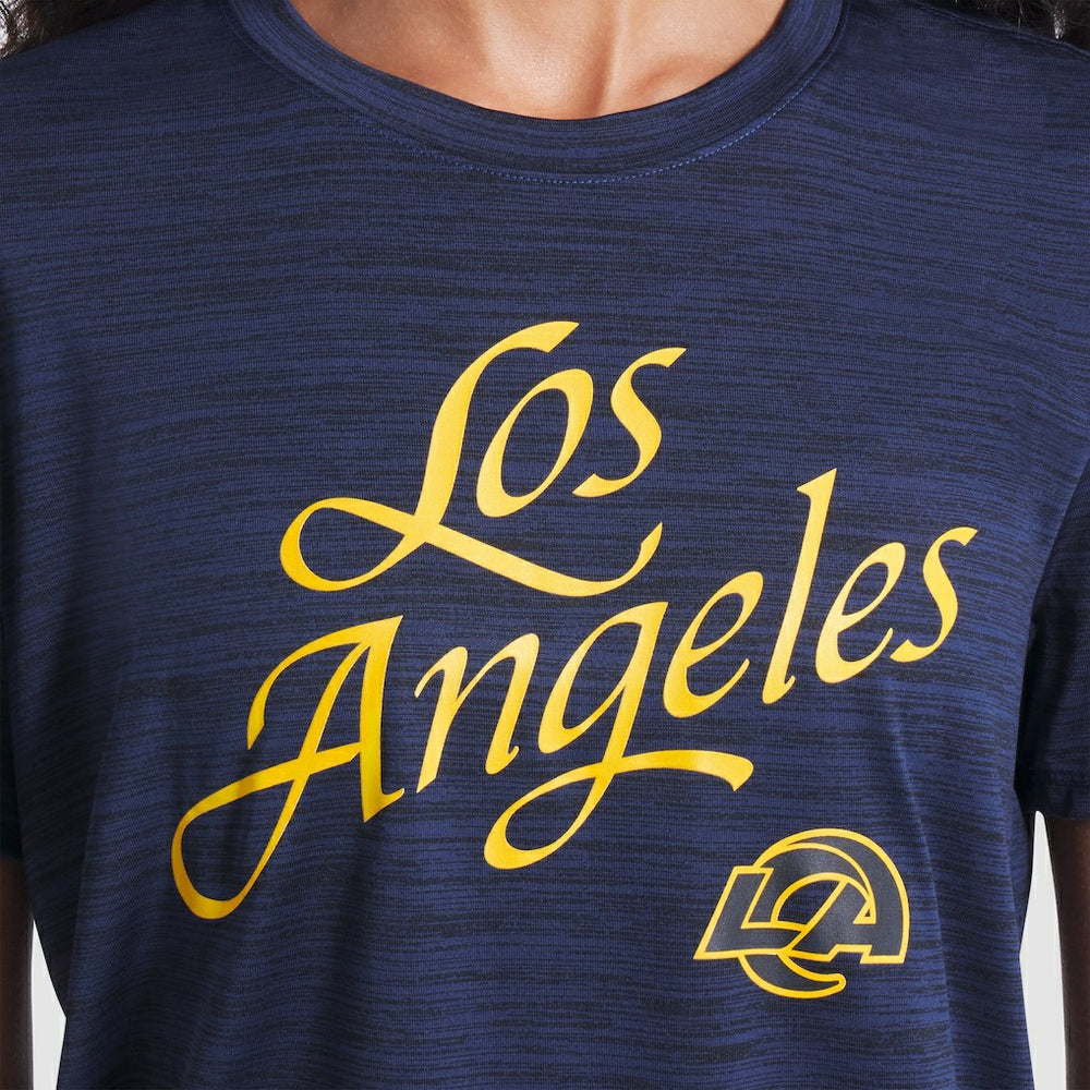 Los Angeles Rams Women's 2025 Rivalries Collection Sideline Velocity Dri-FIT T-Shirt - Midnight Blue | Nike discount