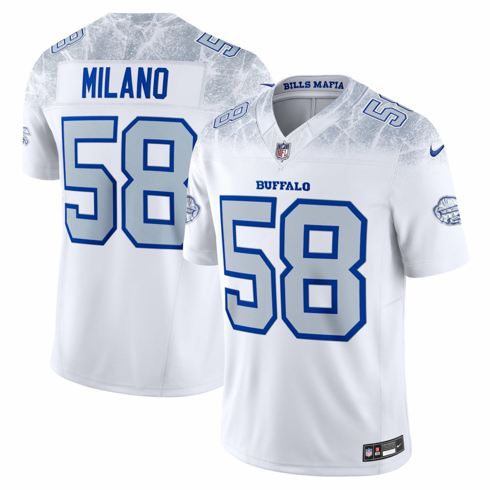 Matt Milano Buffalo Bills 2025 Rivalries Collection Limited Jersey - White | Nike for sale