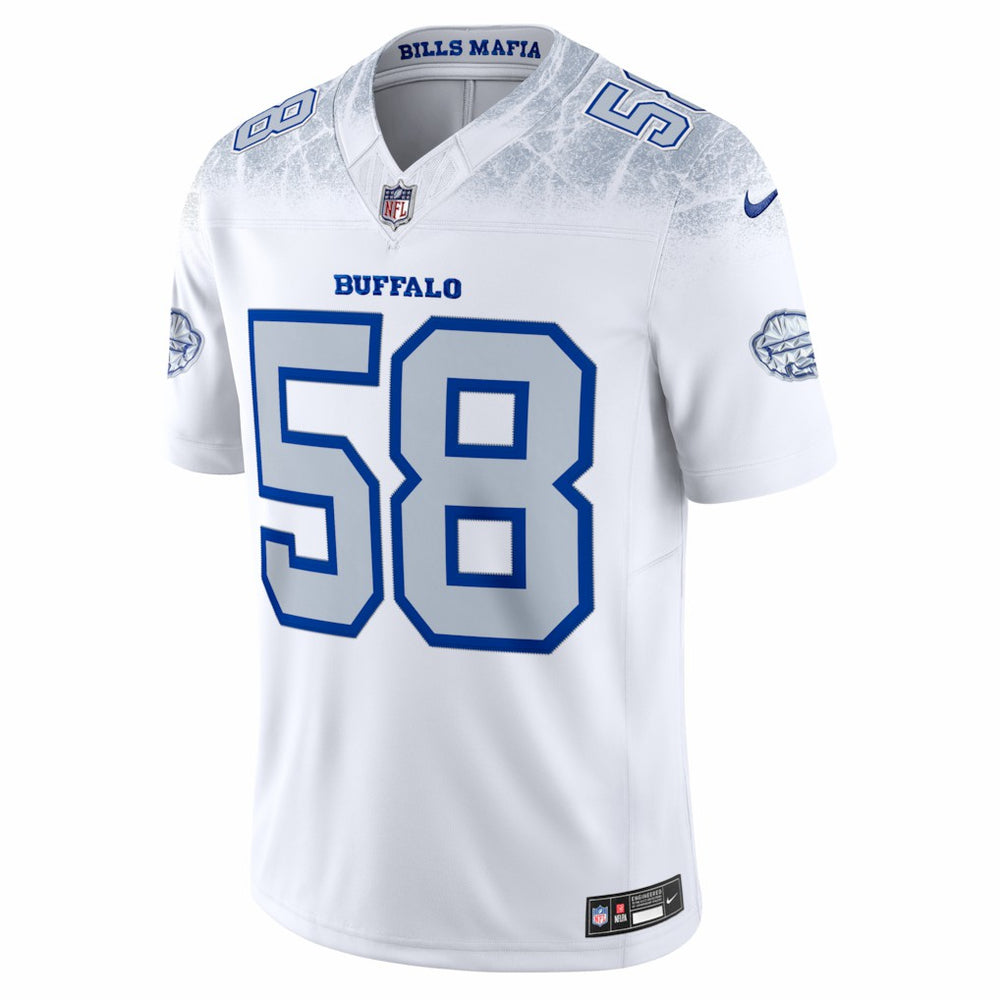 Matt Milano Buffalo Bills 2025 Rivalries Collection Limited Jersey - White | Nike for sale