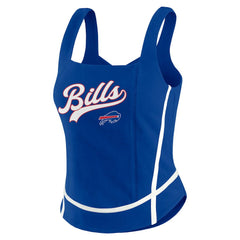 Buffalo Bills WEAR by Erin Andrews Women's Square Neck Tank Top - Royal sale