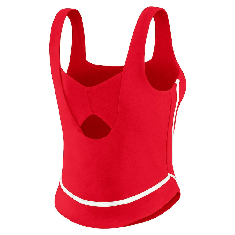 Kansas City Chiefs WEAR by Erin Andrews Women's Square Neck Tank Top - Red discount