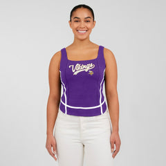 Minnesota Vikings WEAR by Erin Andrews Women's Square Neck Tank Top - Purple sale