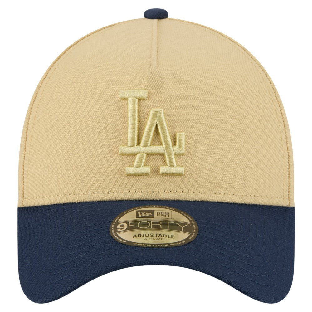 Los Angeles Dodgers x The Heritage Collection LA84 Summer Olympics 9FORTY Adjustable Hat - Gold/Navy | New Era
