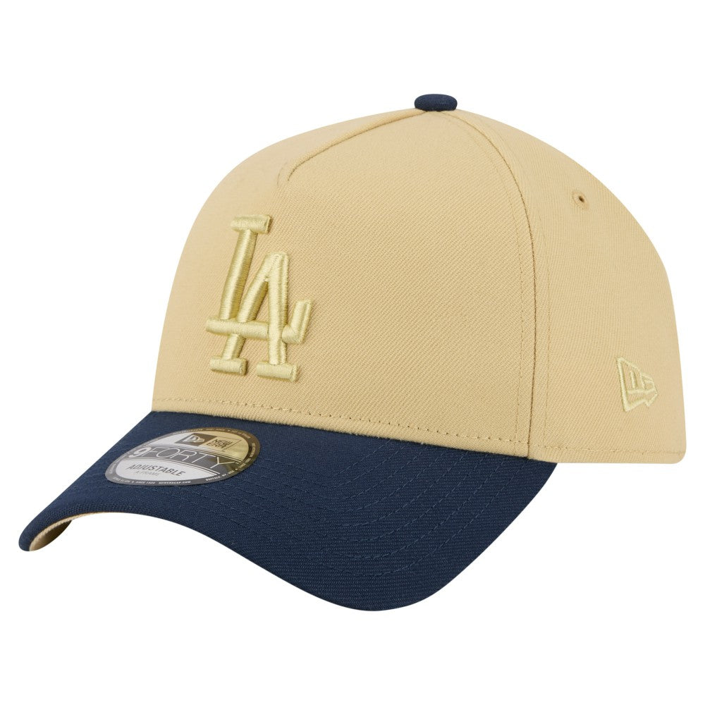 Los Angeles Dodgers x The Heritage Collection LA84 Summer Olympics 9FORTY Adjustable Hat - Gold/Navy | New Era