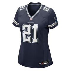 Deion Sanders Dallas Cowboys Women's Team Retired Player Game Jersey - Navy | Nike for sale