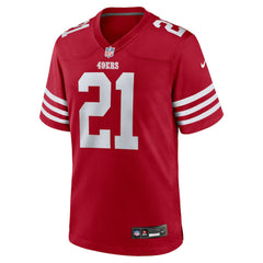 Deion Sanders San Francisco 49ers Team Retired Player Game Jersey - Scarlet | Nike on sale
