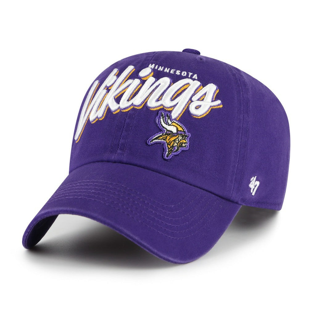 Minnesota Vikings '47 Women's Ariana Clean Up Adjustable Hat - Purple sale