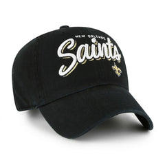 New Orleans Saints '47 Women's Ariana Clean Up Adjustable Hat - Black outlet