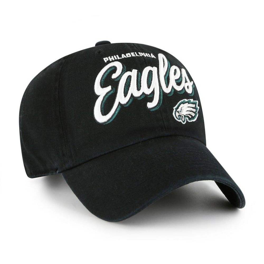 Philadelphia Eagles '47 Women's Ariana Clean Up Adjustable Hat - Black cheap
