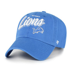 Detroit Lions '47 Women's Ariana Clean Up Adjustable Hat - Blue discount