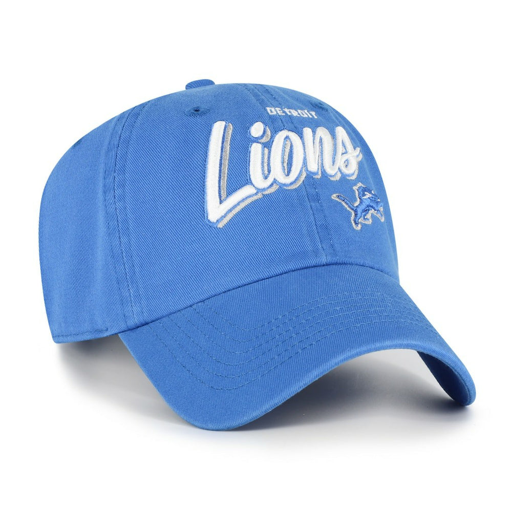 Detroit Lions '47 Women's Ariana Clean Up Adjustable Hat - Blue discount