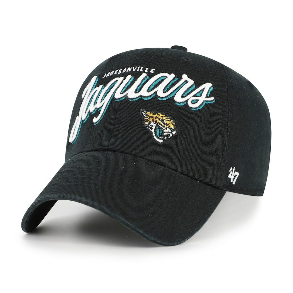Jacksonville Jaguars '47 Women's Ariana Clean Up Adjustable Hat - Black discount