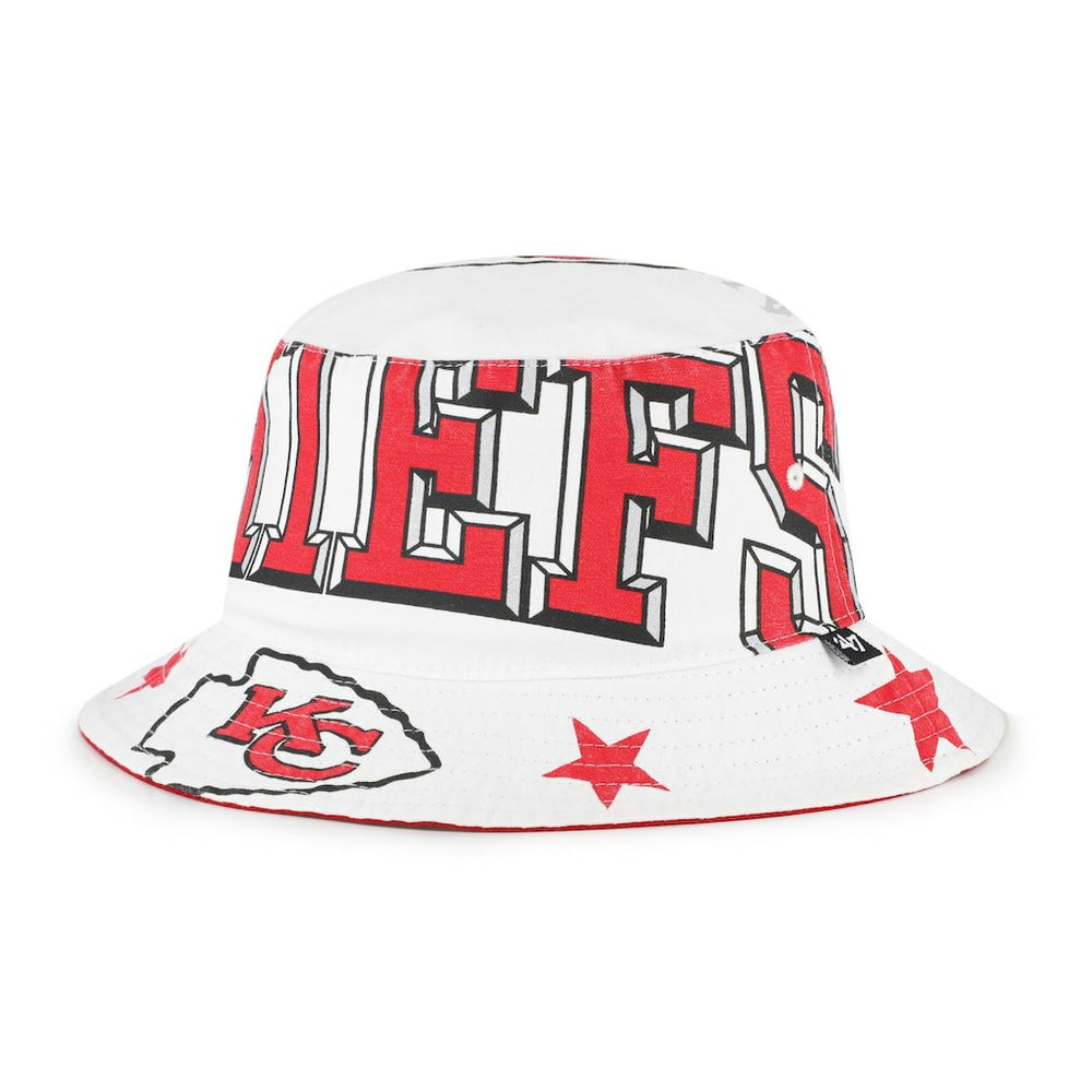 Kansas City Chiefs '47 Women's Energize Bucket Hat - White on sale