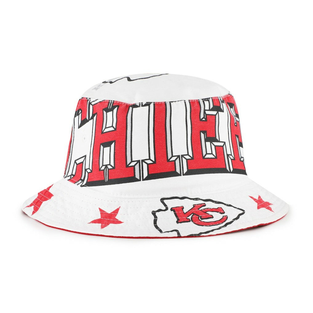 Kansas City Chiefs '47 Women's Energize Bucket Hat - White on sale