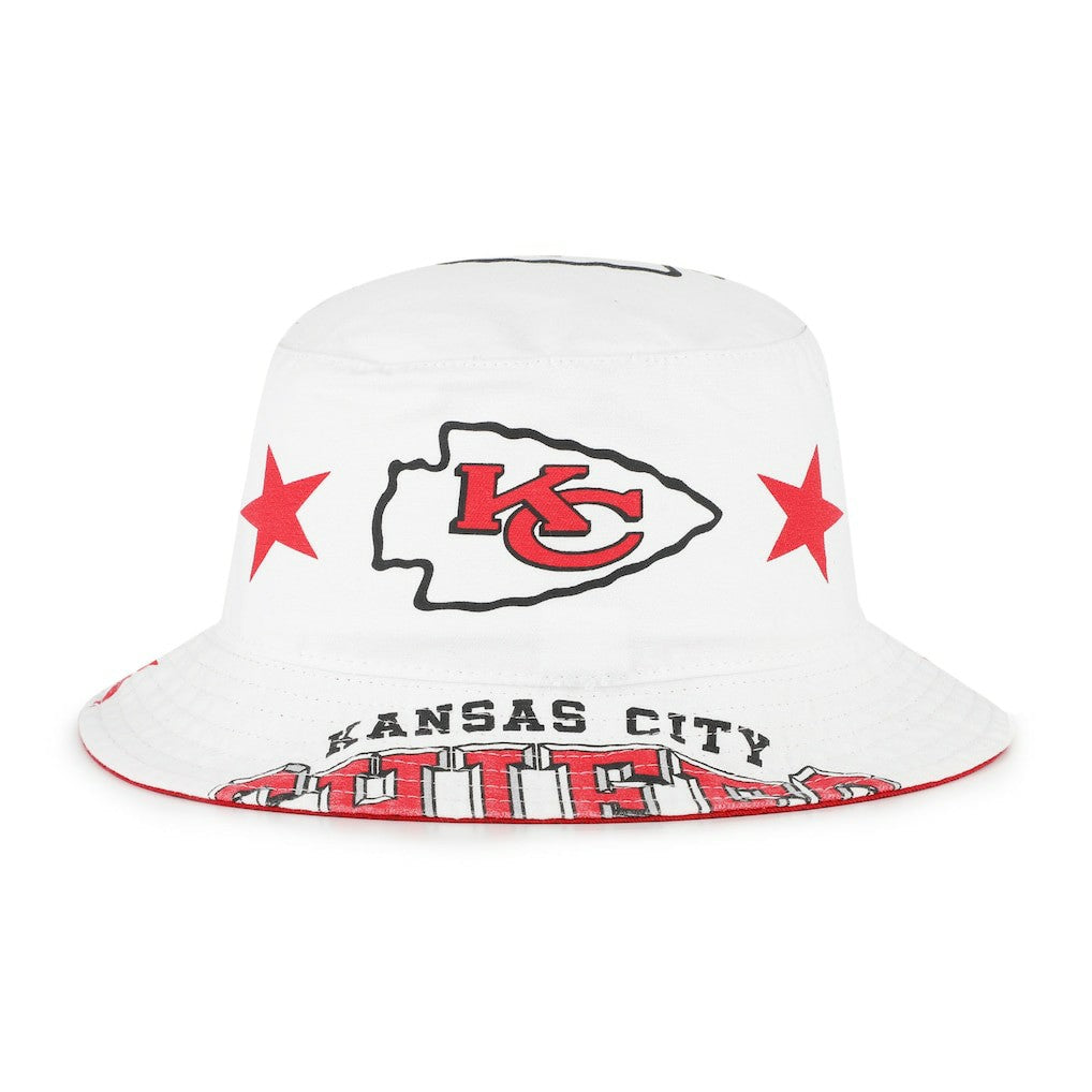 Kansas City Chiefs '47 Women's Energize Bucket Hat - White on sale