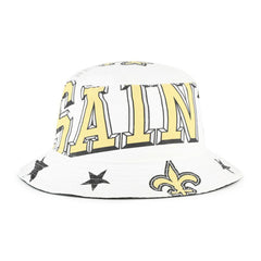 New Orleans Saints '47 Women's Energize Bucket Hat - White sale