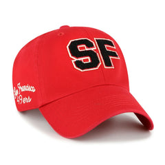 San Francisco 49ers '47 Women's Zoey Clean Up Adjustable Hat - Scarlet online