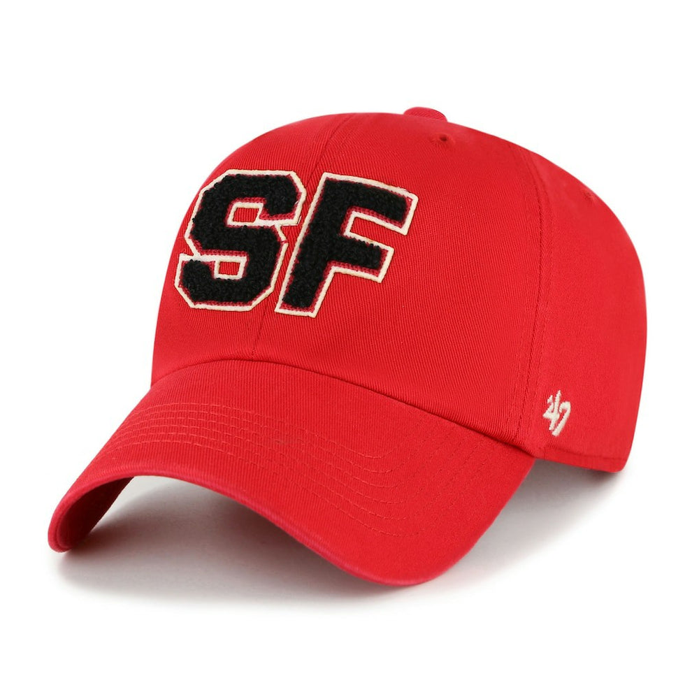 San Francisco 49ers '47 Women's Zoey Clean Up Adjustable Hat - Scarlet online