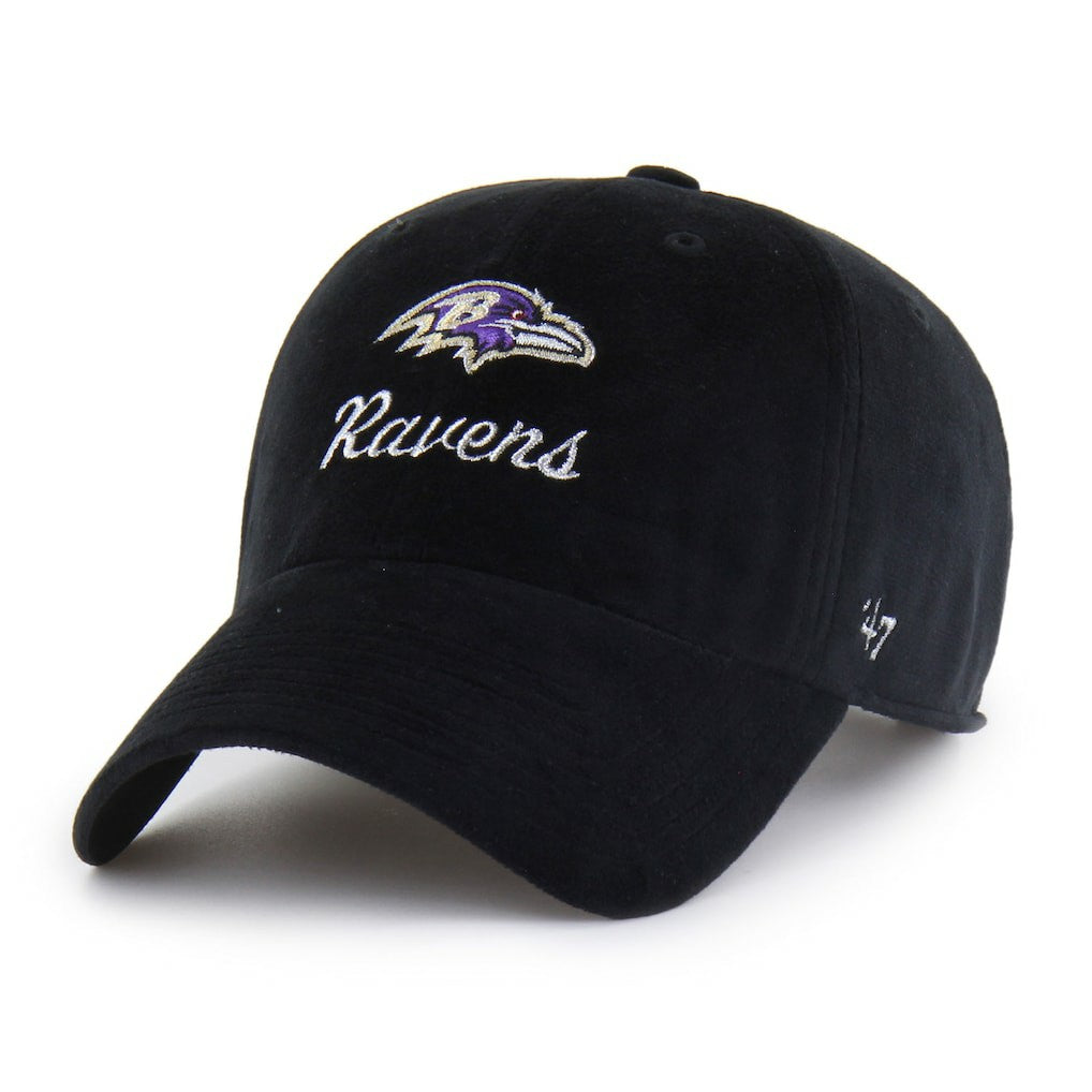 Baltimore Ravens '47 Women's Spirited Clean Up Adjustable Hat - Black on sale