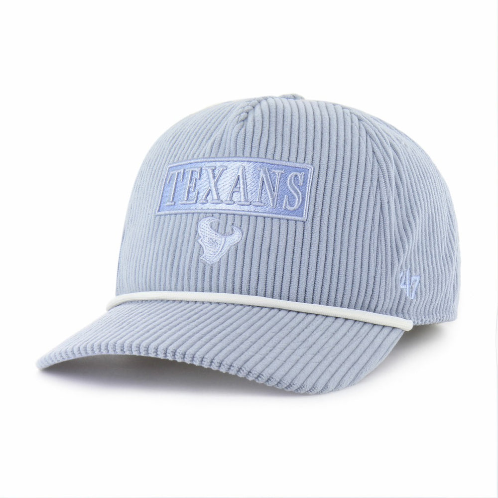 Houston Texans '47 Women's Mellow Corduroy Hitch Adjustable Hat - Light Blue outlet