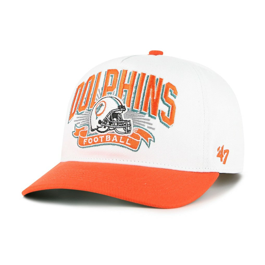 Miami Dolphins '47 Youth Prime Play Hitch Adjustable Hat - White/Orange on sale