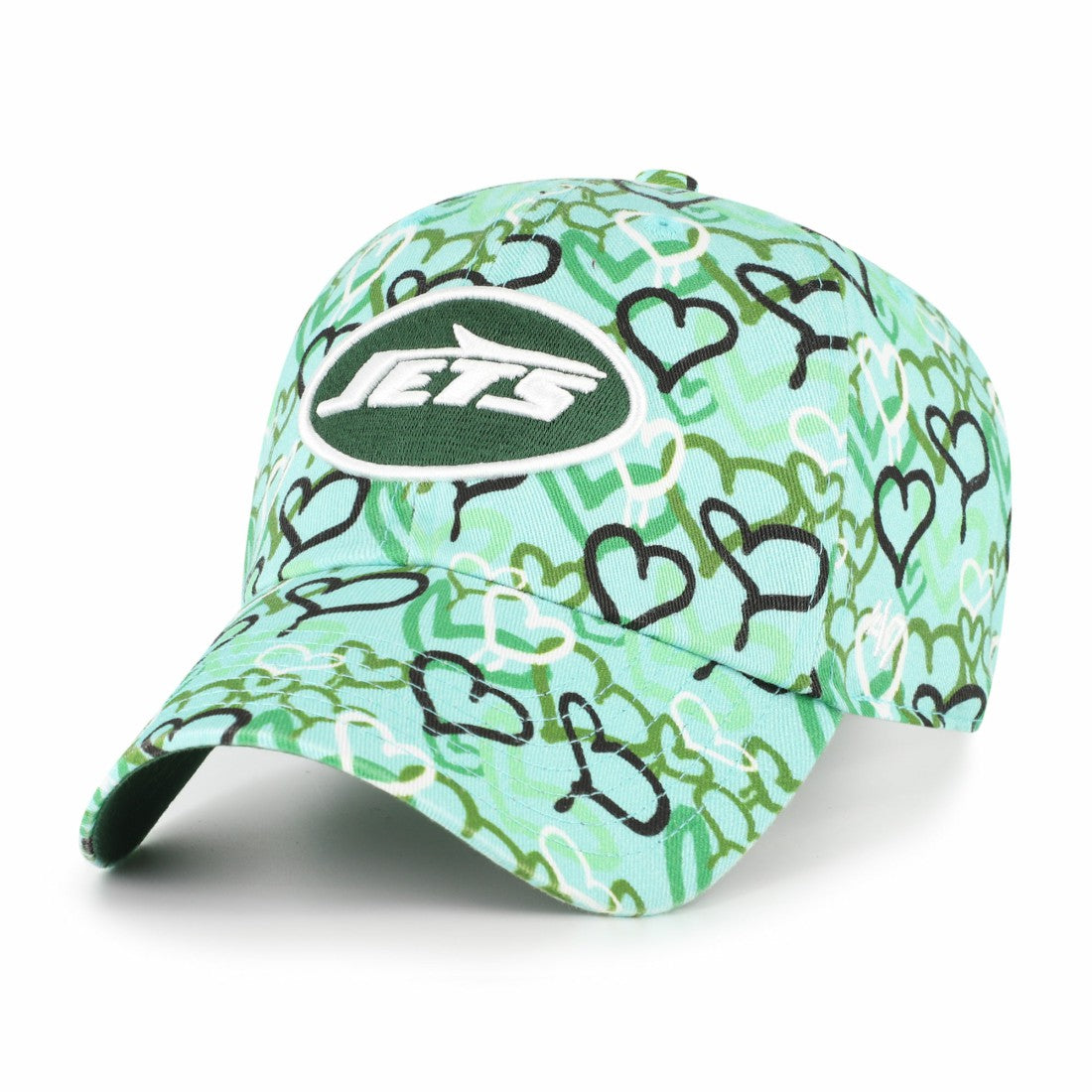 New York Jets '47 Girls Youth Mural Clean Up Adjustable Hat - Green cheap
