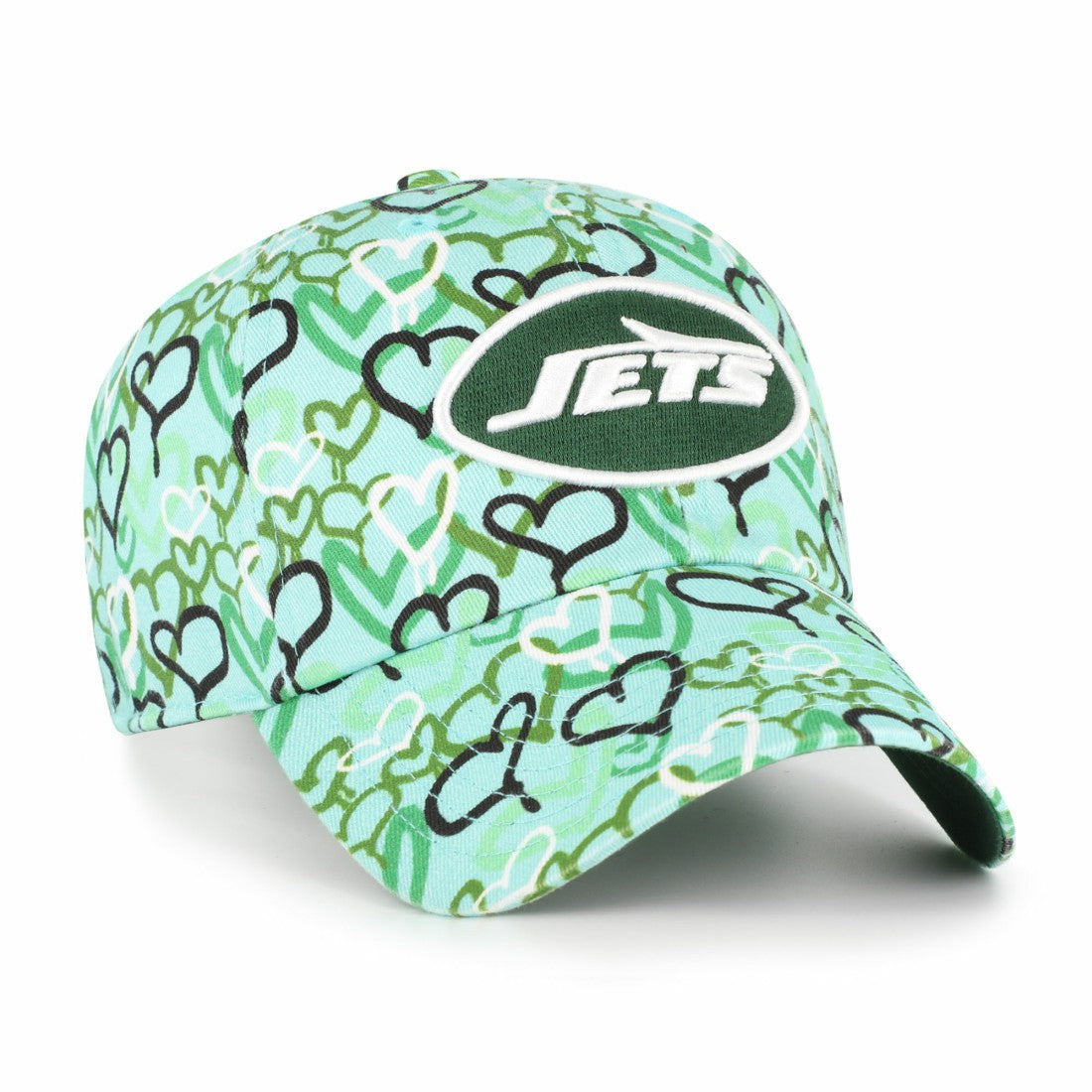 New York Jets '47 Girls Youth Mural Clean Up Adjustable Hat - Green cheap
