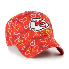 Kansas City Chiefs '47 Girls Youth Mural Clean Up Adjustable Hat - Red outlet