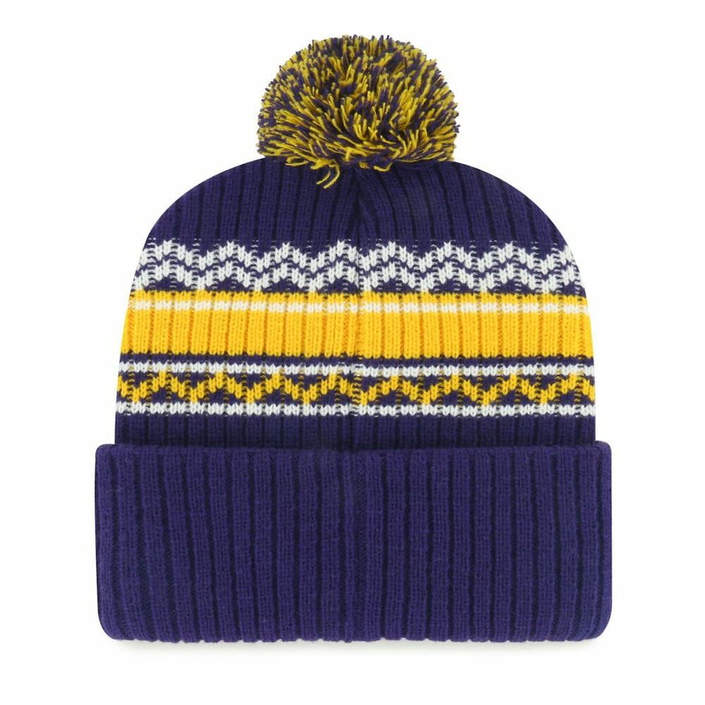 Minnesota Vikings '47 Youth Polar Vortex Cuffed Knit Hat with Pom - Purple for sale