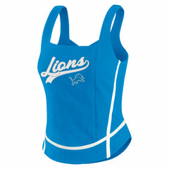 Detroit Lions WEAR by Erin Andrews Women's Square Neck Tank Top - Blue online