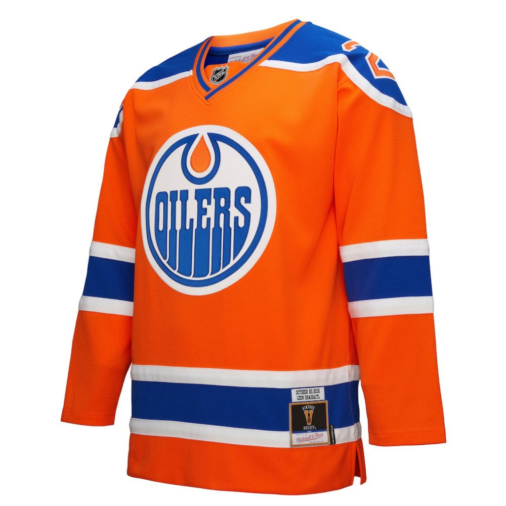 Leon Draisaitl Edmonton Oilers Mitchell & Ness Power Play Jersey Orange