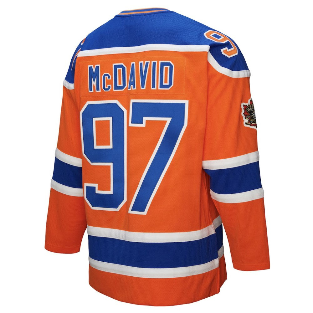 Connor McDavid Edmonton Oilers Mitchell & Ness Power Play Jersey Orange