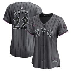 Juan Soto New York Mets Women's City Connect Limited Jersey - Gray | Nike
