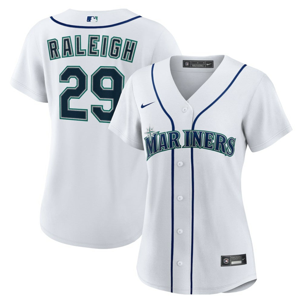 Cal Raleigh Seattle Mariners Women's Home Replica Jersey - White | Nike