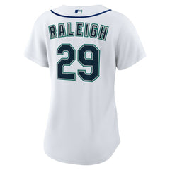 Cal Raleigh Seattle Mariners Women's Home Replica Jersey - White | Nike