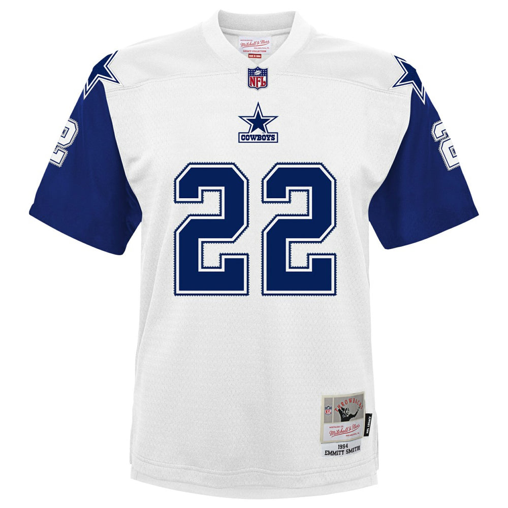 Emmitt Smith Dallas Cowboys Preschool 1994 Alternate Legacy Jersey - White discount