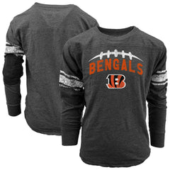 Cincinnati Bengals Wes & Willy Youth Football Long Sleeve T-Shirt - Black sale