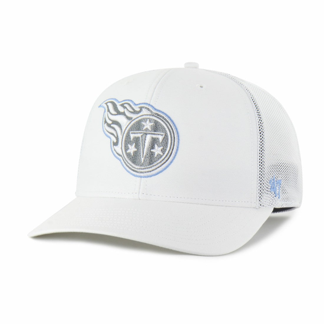 Tennessee Titans '47 Snowball Trophy Stretch Fit Hat - White for sale