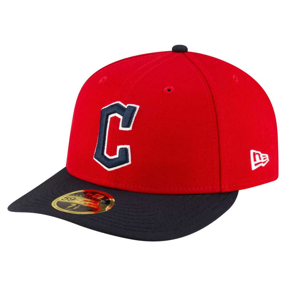 Cleveland Guardians  Authentic Collection On-Field Low Profile 59FIFTY Fitted Hat - Red/Black | New Era