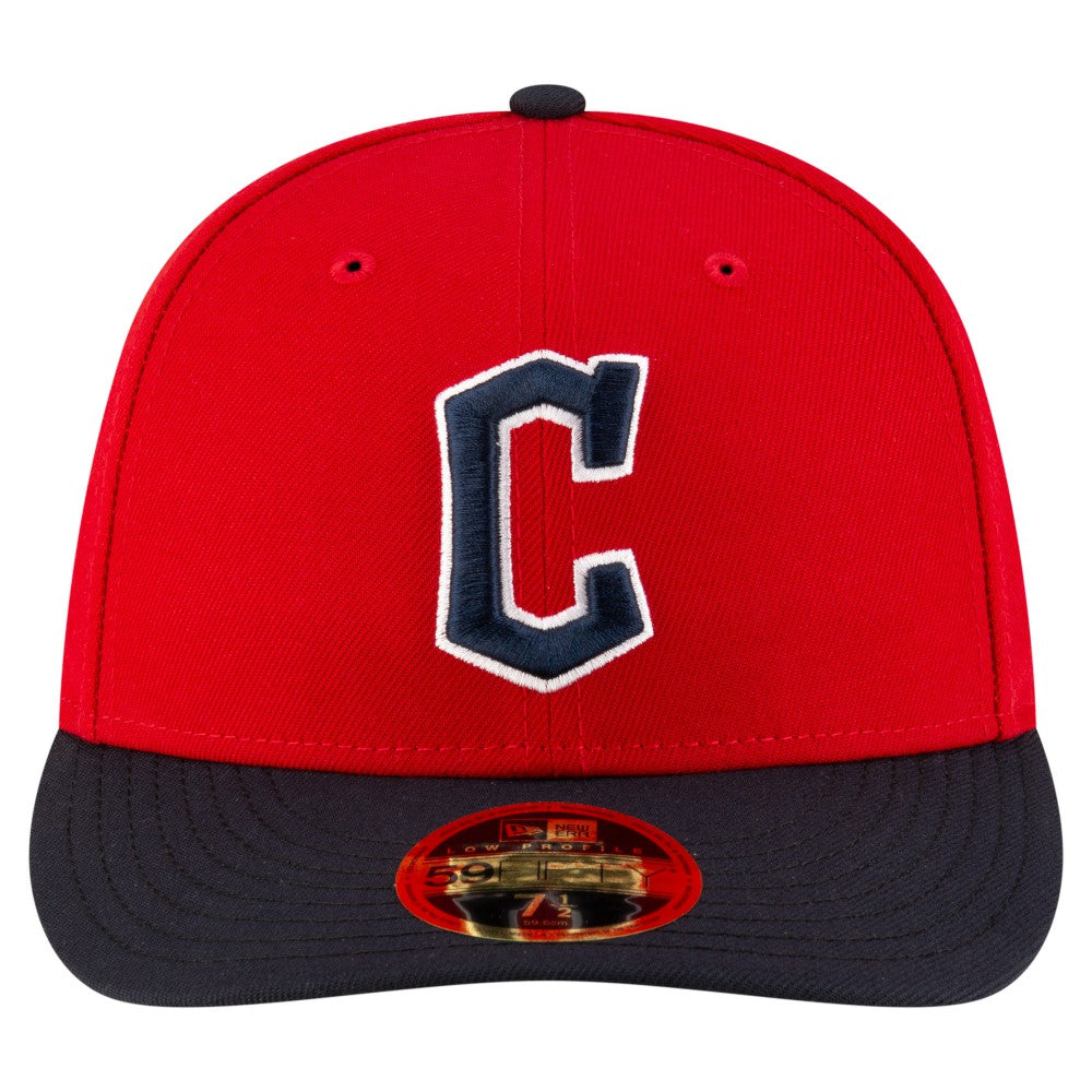 Cleveland Guardians  Authentic Collection On-Field Low Profile 59FIFTY Fitted Hat - Red/Black | New Era