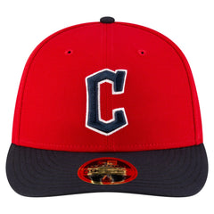 Cleveland Guardians  Authentic Collection On-Field Low Profile 59FIFTY Fitted Hat - Red/Black | New Era