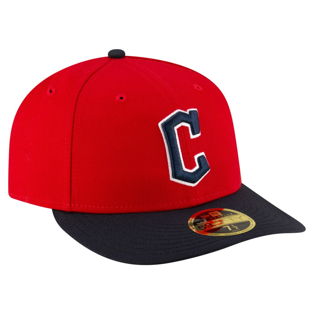 Cleveland Guardians  Authentic Collection On-Field Low Profile 59FIFTY Fitted Hat - Red/Black | New Era