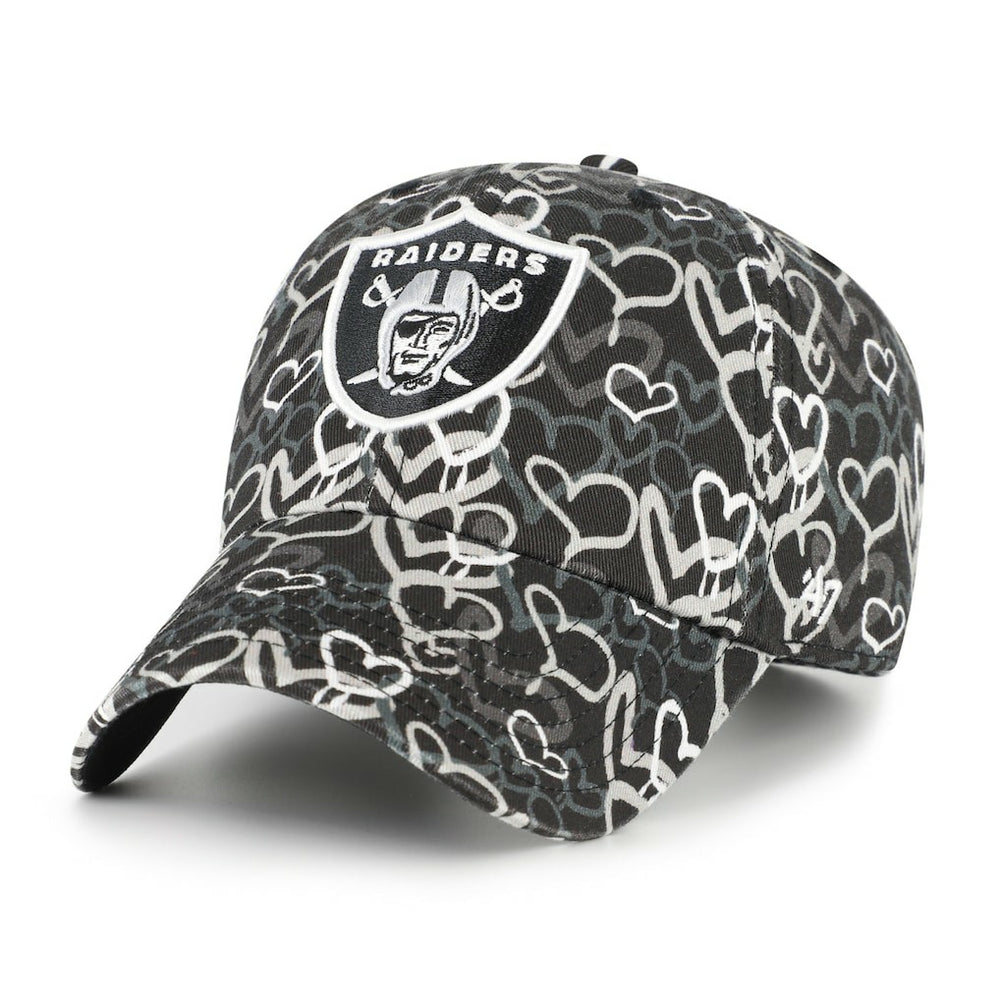 Las Vegas Raiders '47 Girls Preschool Mural Clean Up Adjustable Hat - Black sale