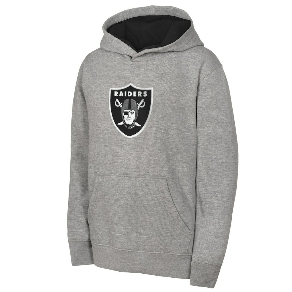 Las Vegas Raiders Outerstuff Youth Prime Hoodie - Gray discount