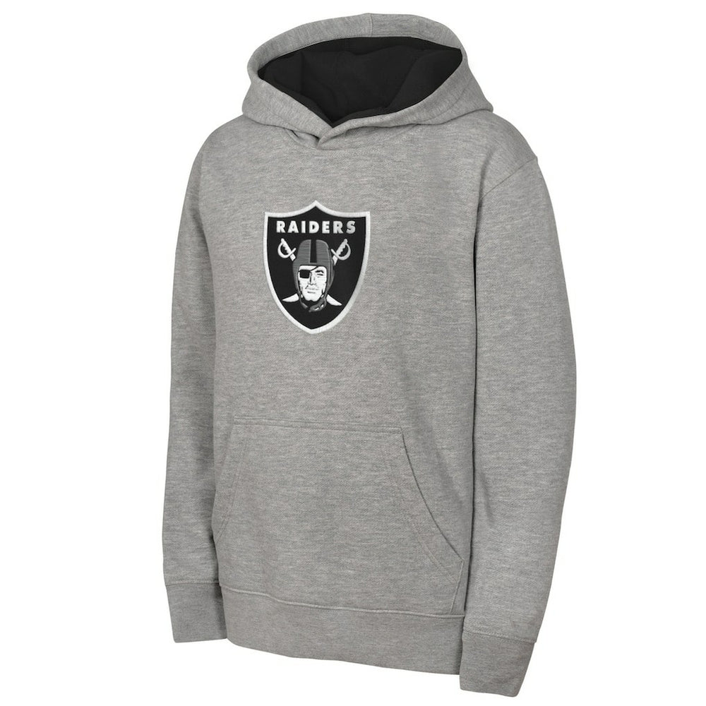 Las Vegas Raiders Outerstuff Youth Prime Hoodie - Gray discount