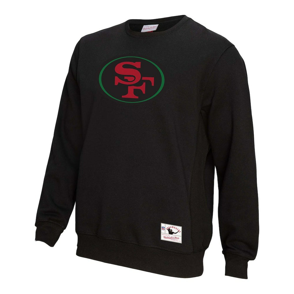 San Francisco 49ers Unisex Black Excellence Collection Icon Pullover Sweatshirt - Black for sale