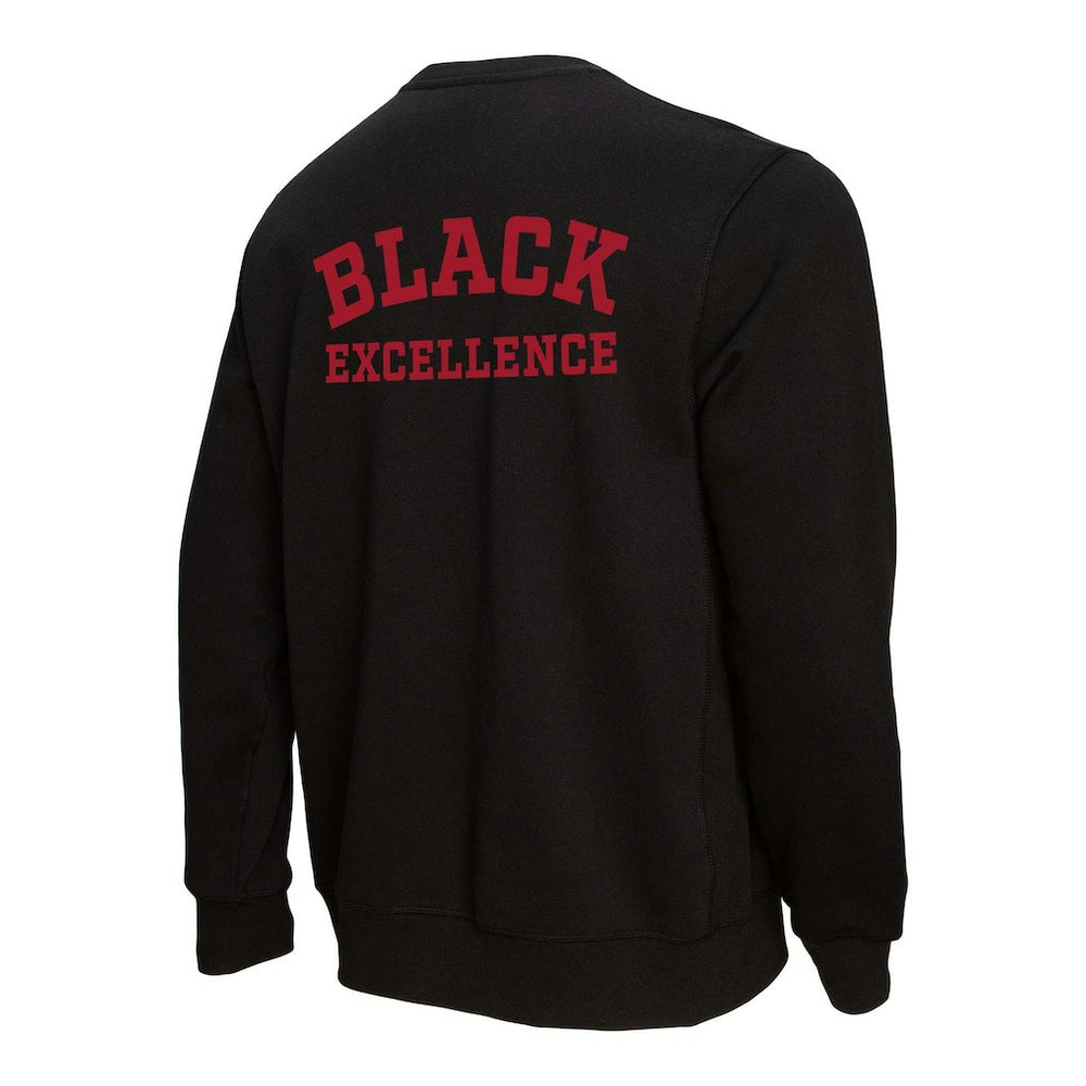 San Francisco 49ers Unisex Black Excellence Collection Icon Pullover Sweatshirt - Black for sale