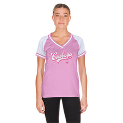 Dallas Cowboys New Era Women's Mommy & Me V-Neck T-Shirt - Pink sale