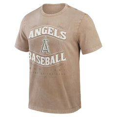 Los Angeles Angels Darius Rucker Collection Sunfaded T-Shirt - Tan